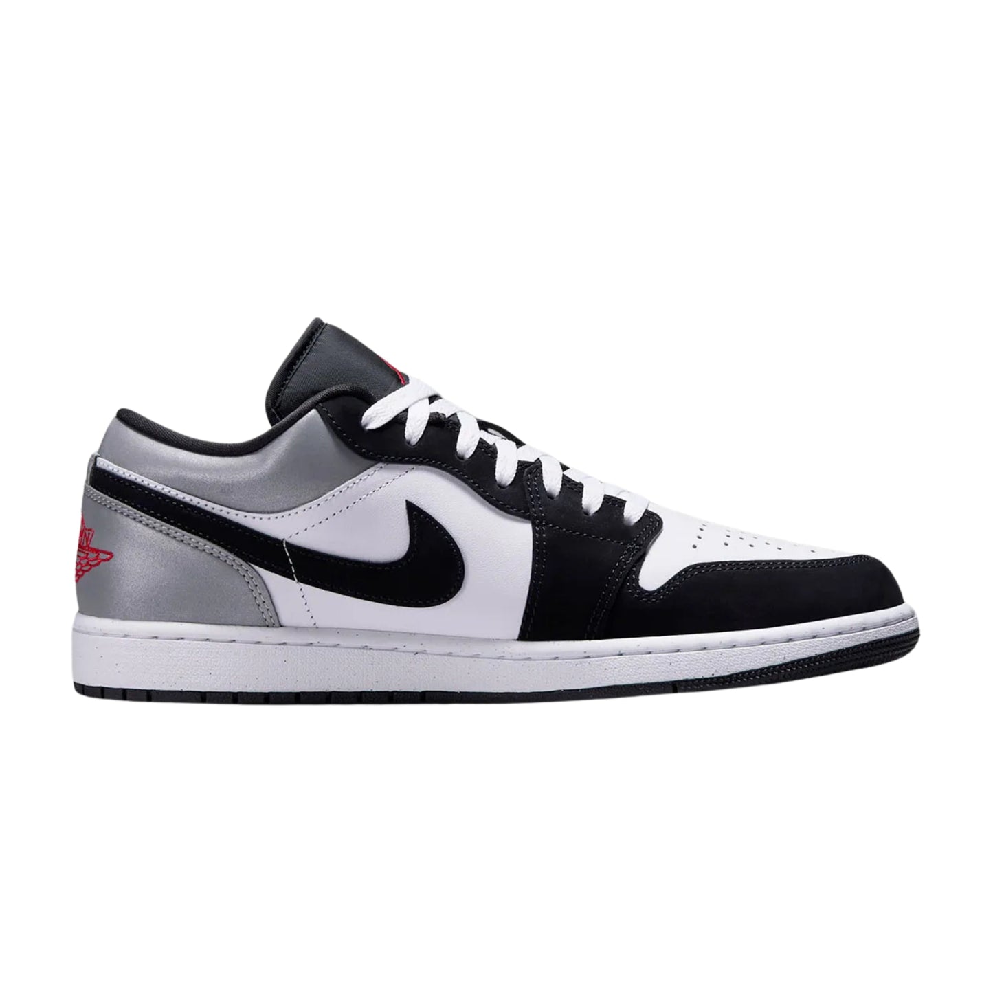 Jordan 1 Low SE White Fire Red Black Matte Silver