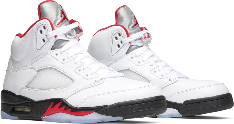 Jordan 5 Retro Fire Red Silver Tongue (2020)