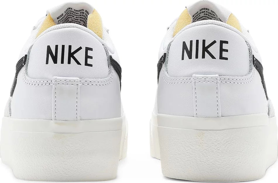 Nike Blazer Low Platform White Black (W)