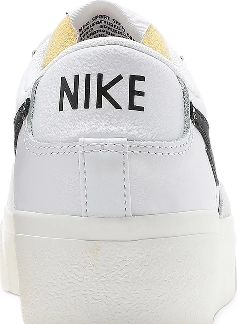 Nike Blazer Low Platform White Black (W)