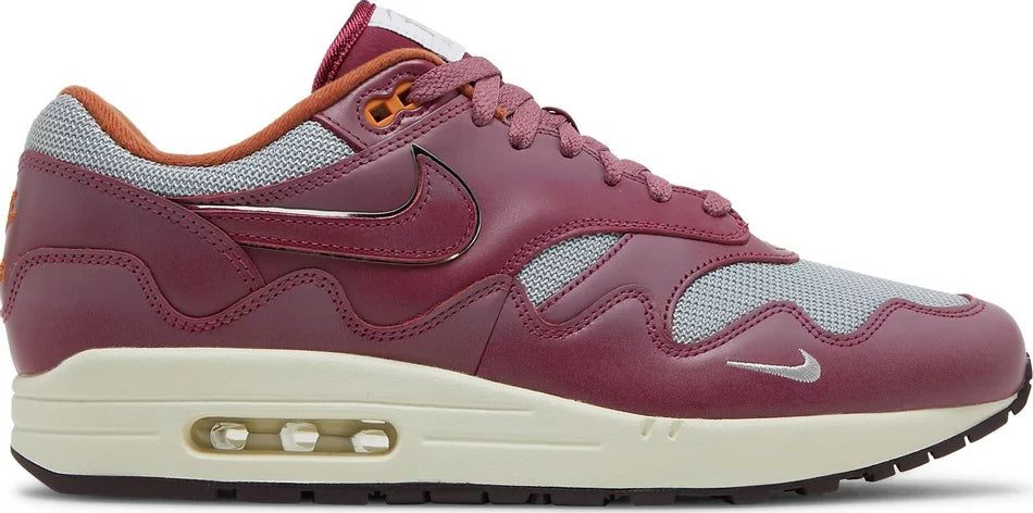 Nike Air Max 1 Patta Waves Rush Maroon (without Bracelet)