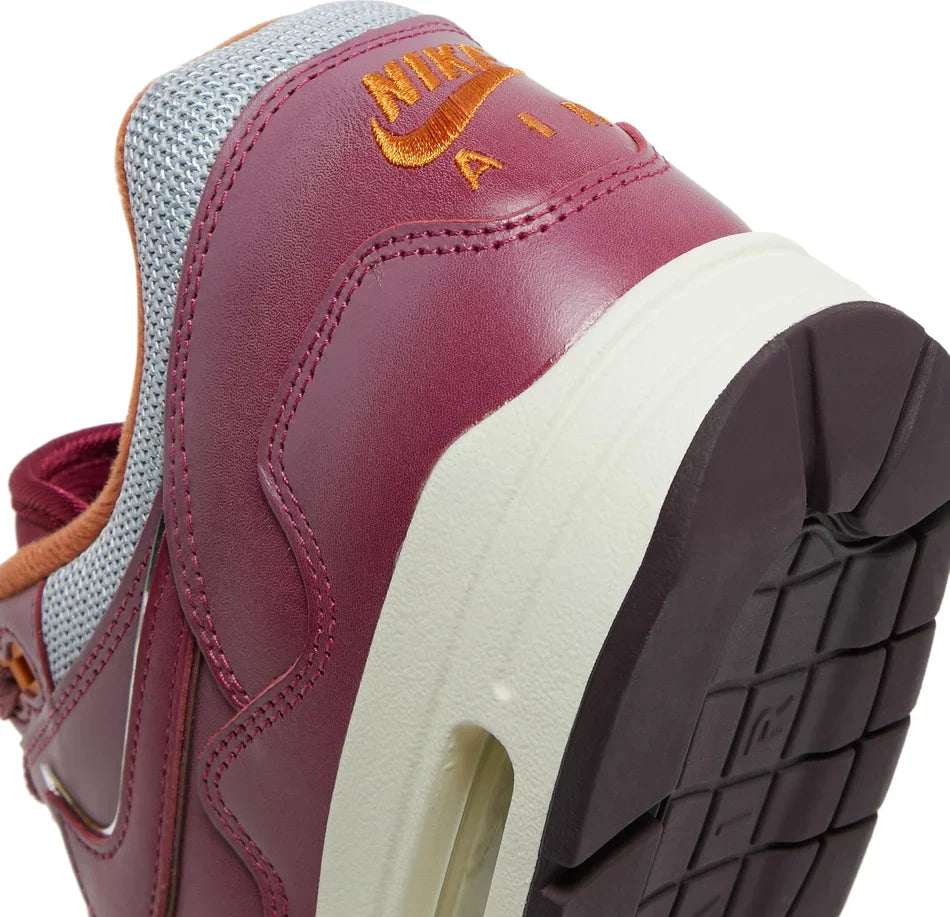 Nike Air Max 1 Patta Waves Rush Maroon (without Bracelet)