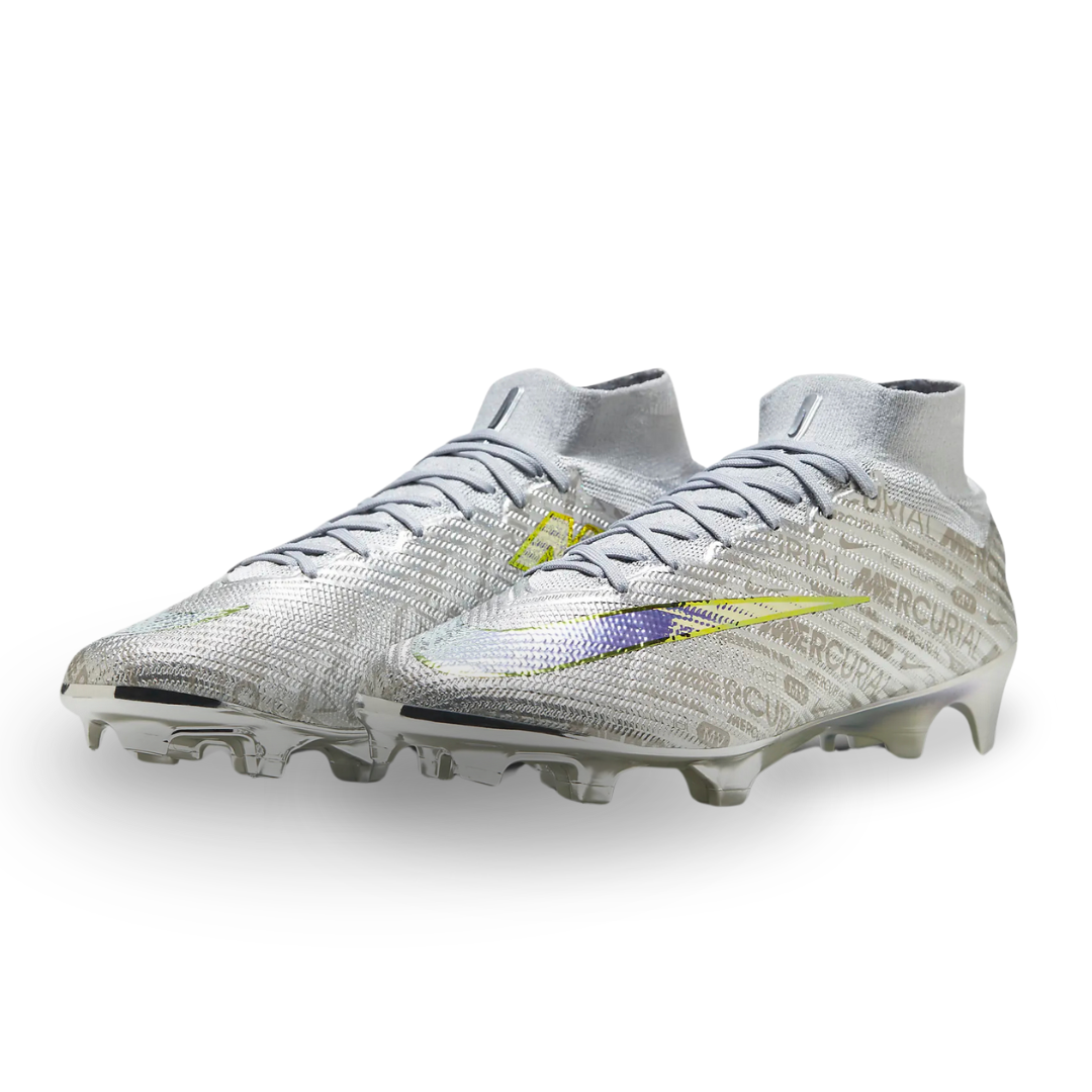 Nike ZOOM MERCURIAL SUPERFLY 9 ELITE XXV SE FG METALLIC SILVER