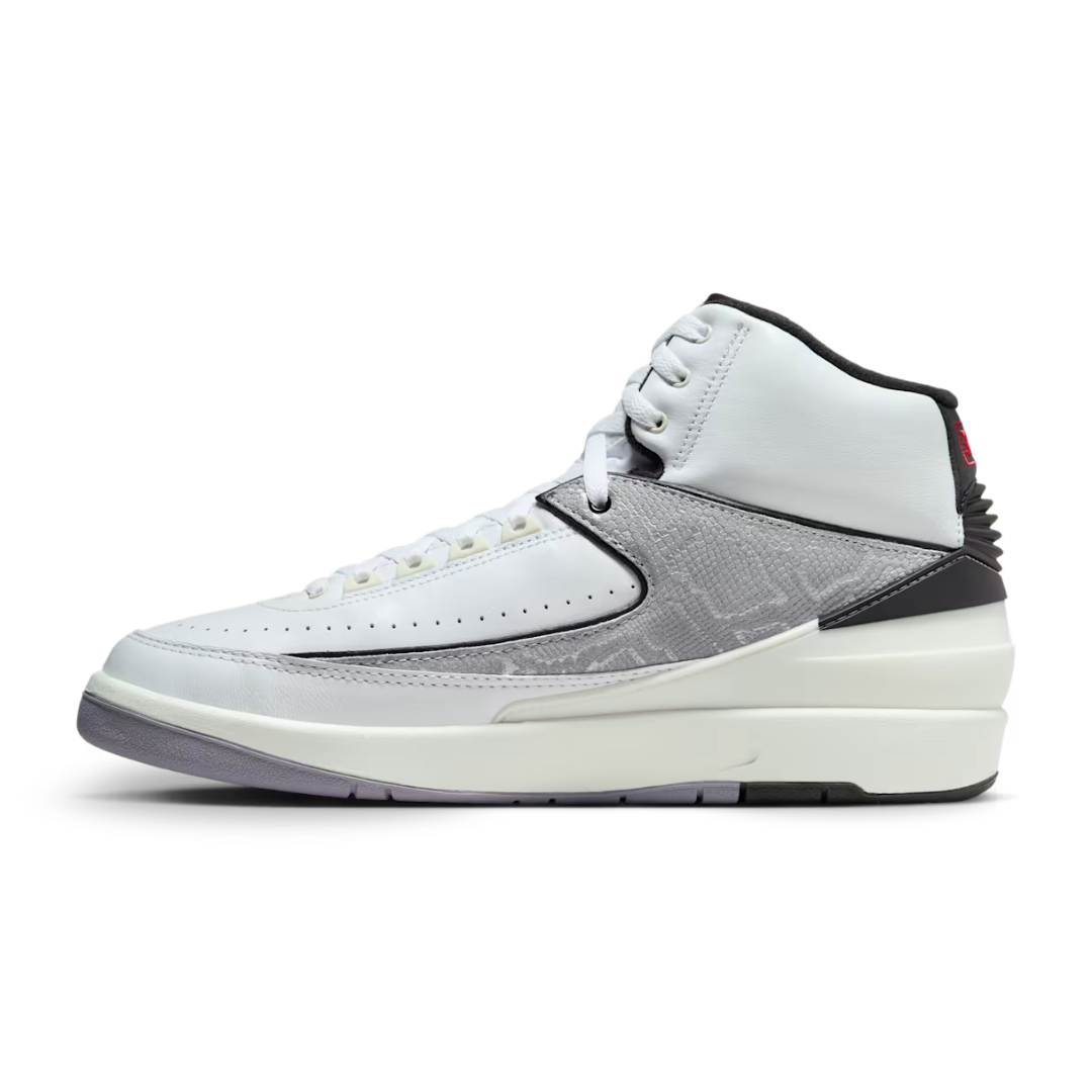Jordan 2 Retro "Python" White/Fire Red/Black