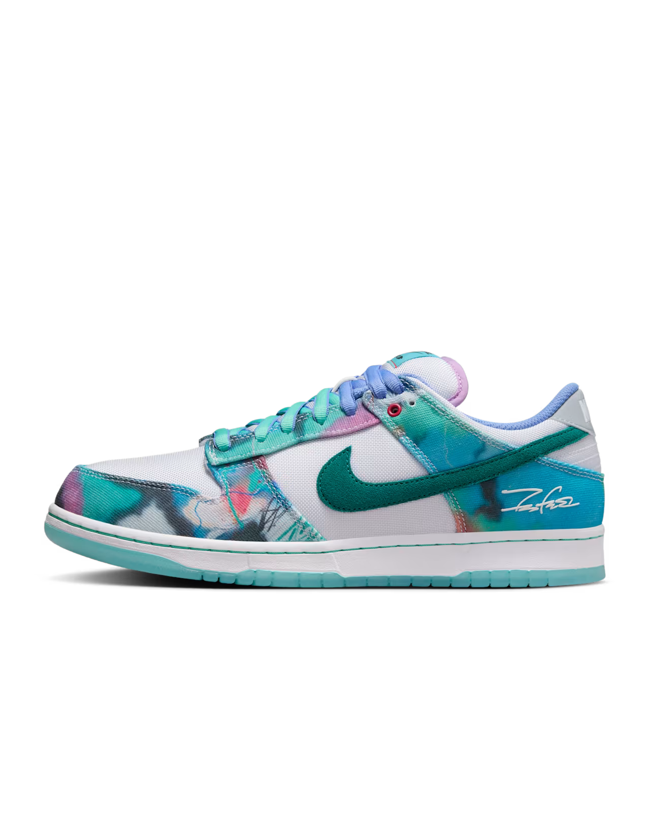 SB Dunk Low Futura Laboratories Bleached Aqua