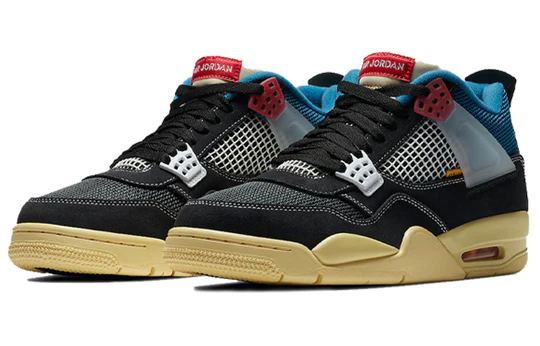 Jordan 4 Retro Union en (Chocolate obscuro y blanco)