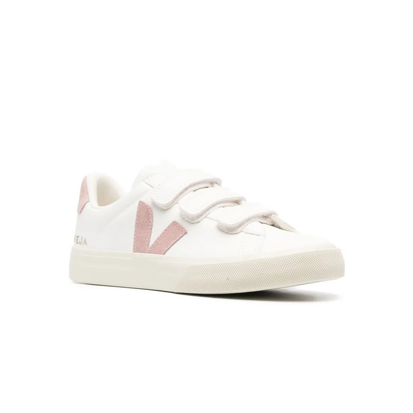 Veja Recife Leather White Pink