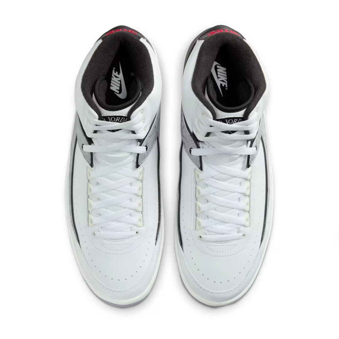 Jordan 2 Retro "Python" White/Fire Red/Black