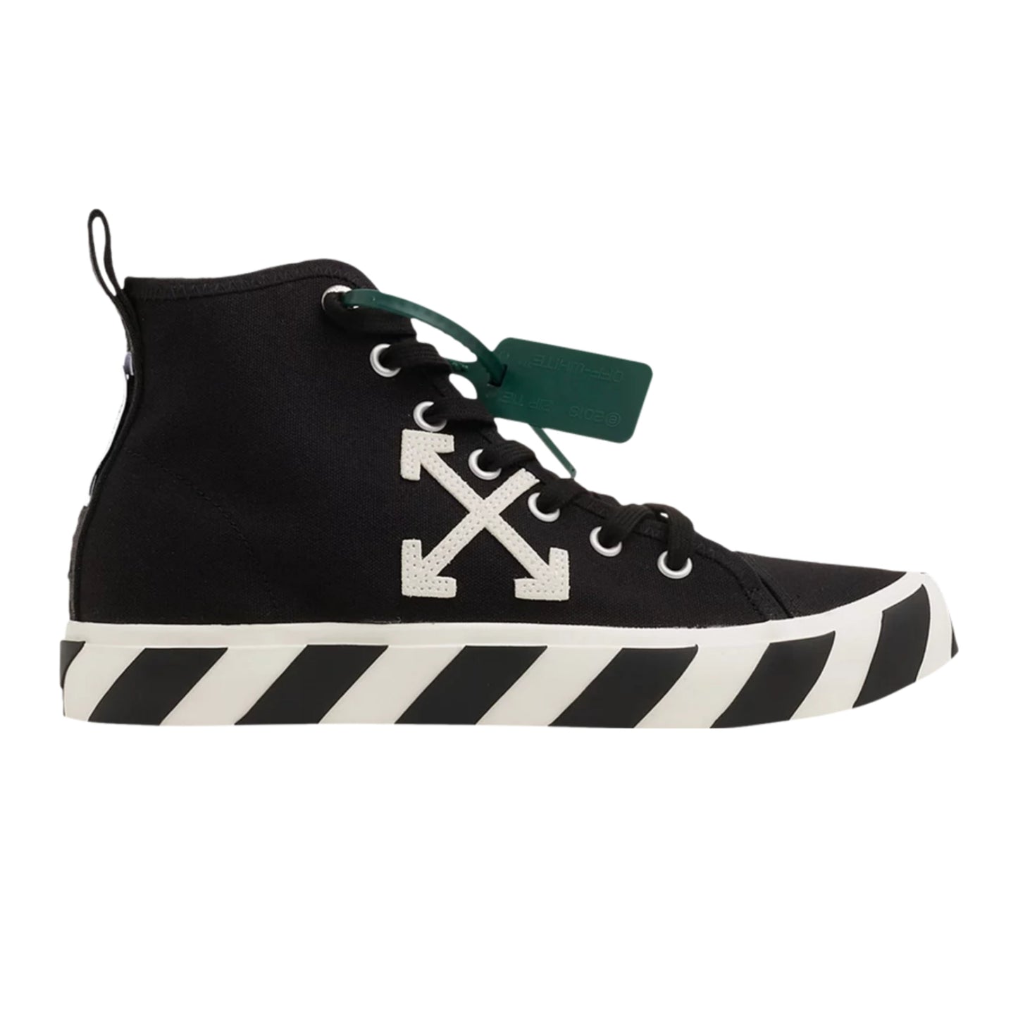 Off-White Vulc Mid Canvas Black White