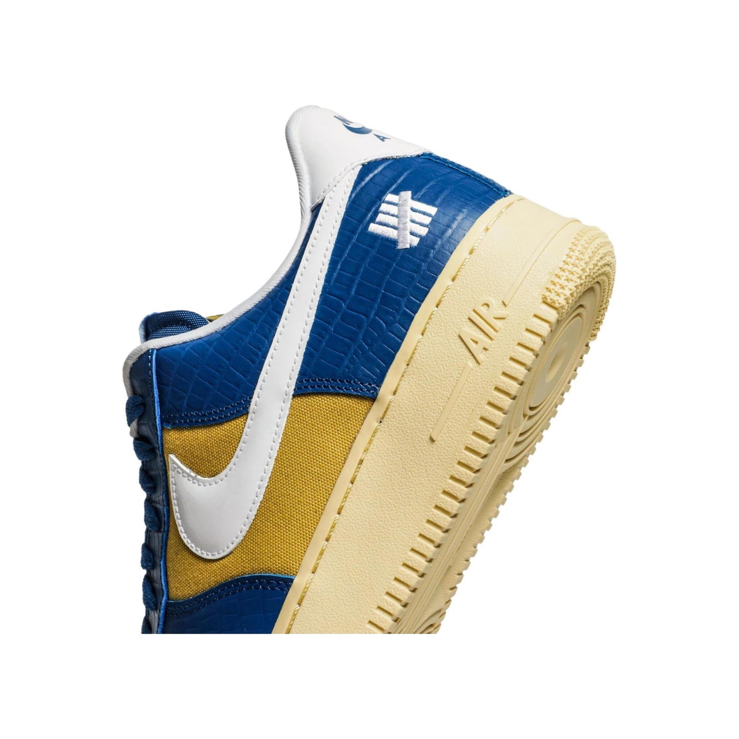 Nike Air Force 1 Low SP Undefeated 5 On It Blue Yellow Croc