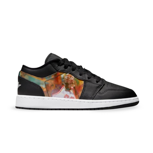 Jordan Air 1 Low Hologram GS Black