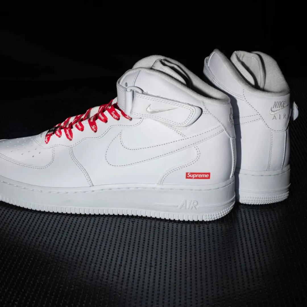 Nike Air Force 1 Mid  Supreme White