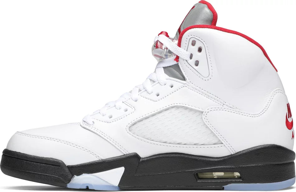 Jordan 5 Retro  Fire Red Silver Tongue (2020)