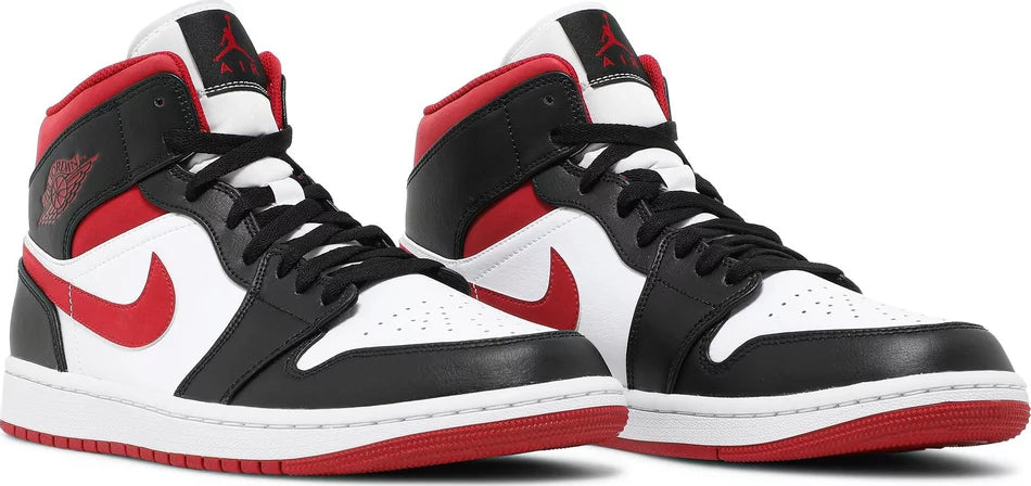 Jordan 1 Mid Gym Red Black White