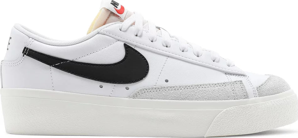 Nike Blazer Low Platform White Black (W)