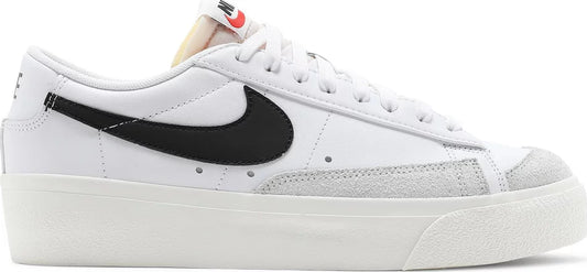 Nike Blazer Low Platform White Black (W)