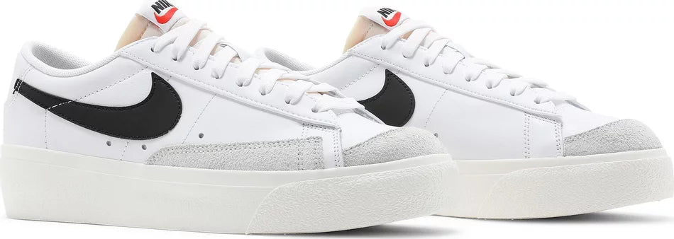 Nike Blazer Low Platform White Black (W)
