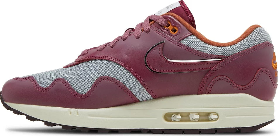 Nike Air Max 1 Patta Waves Rush Maroon (without Bracelet)