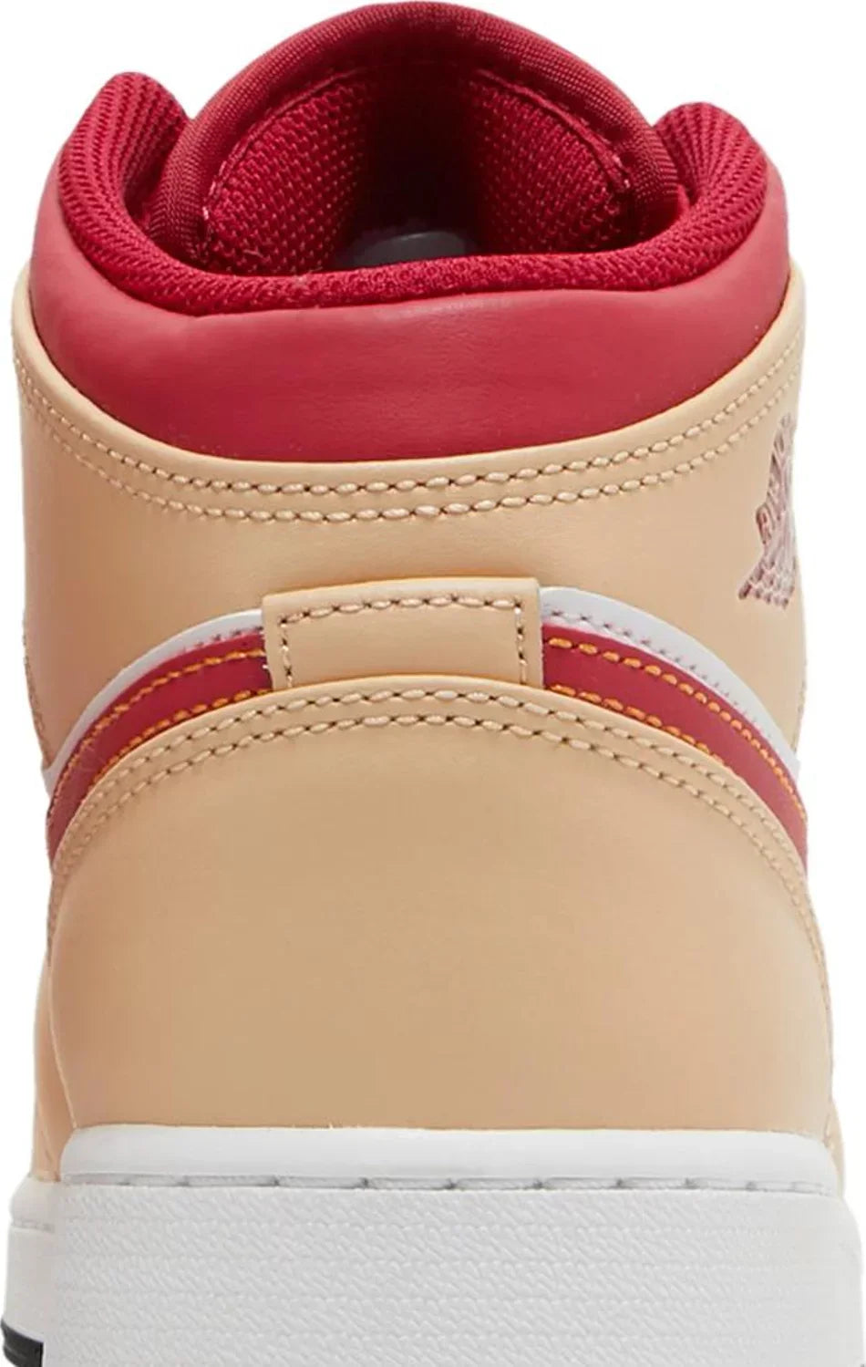 Jordan 1 Mid Light Cardinal Curry (GS)
