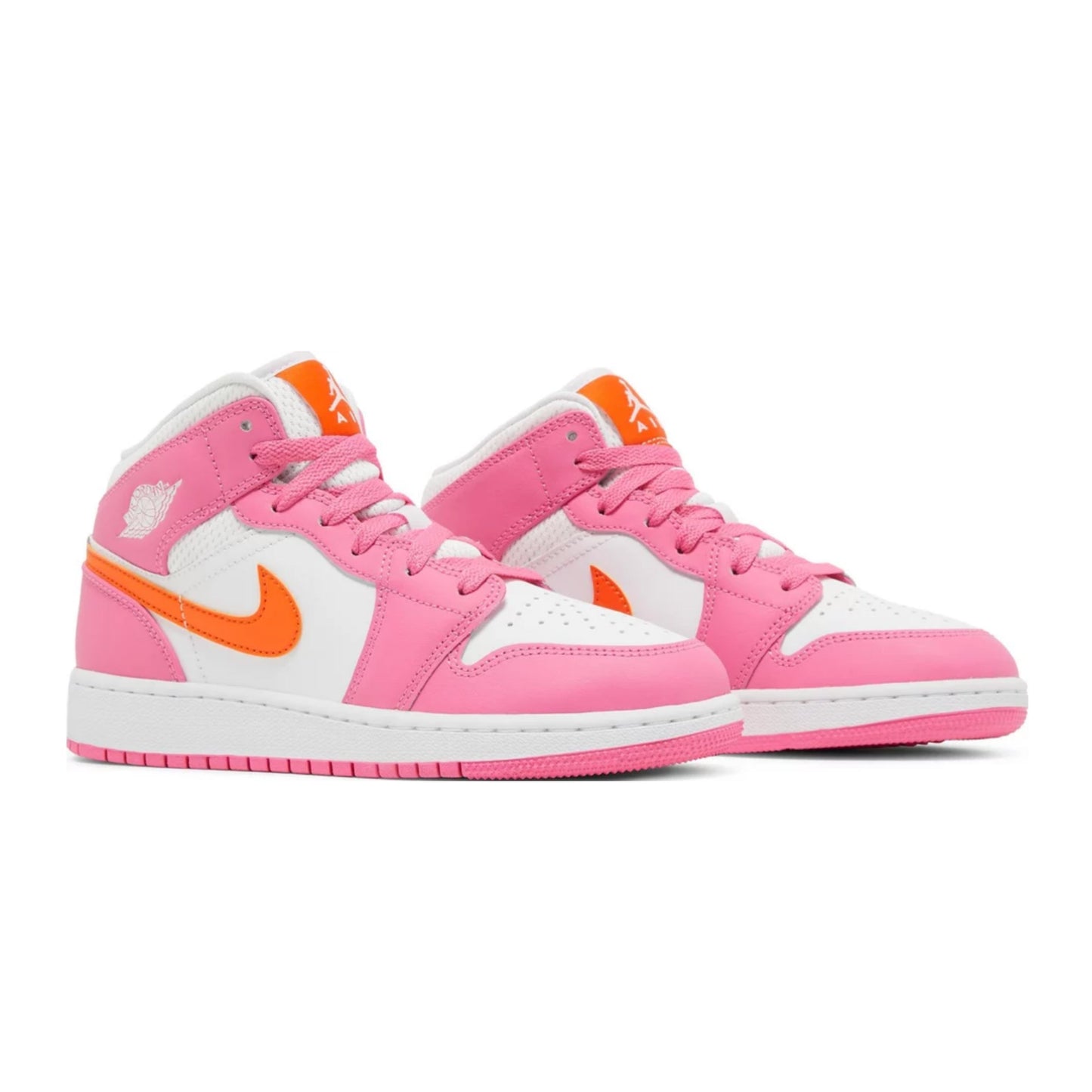 Jordan 1  Mid Pinksicle Safety Orange (GS)