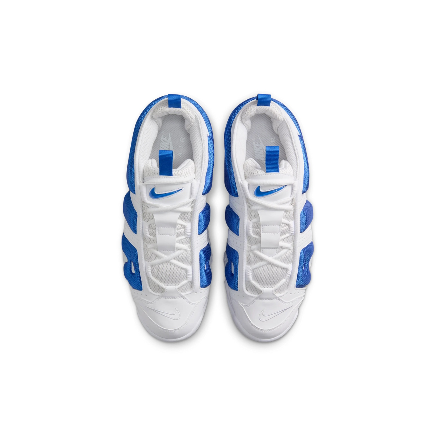 Nike Air More Uptempo Low White and Hyper Royal
