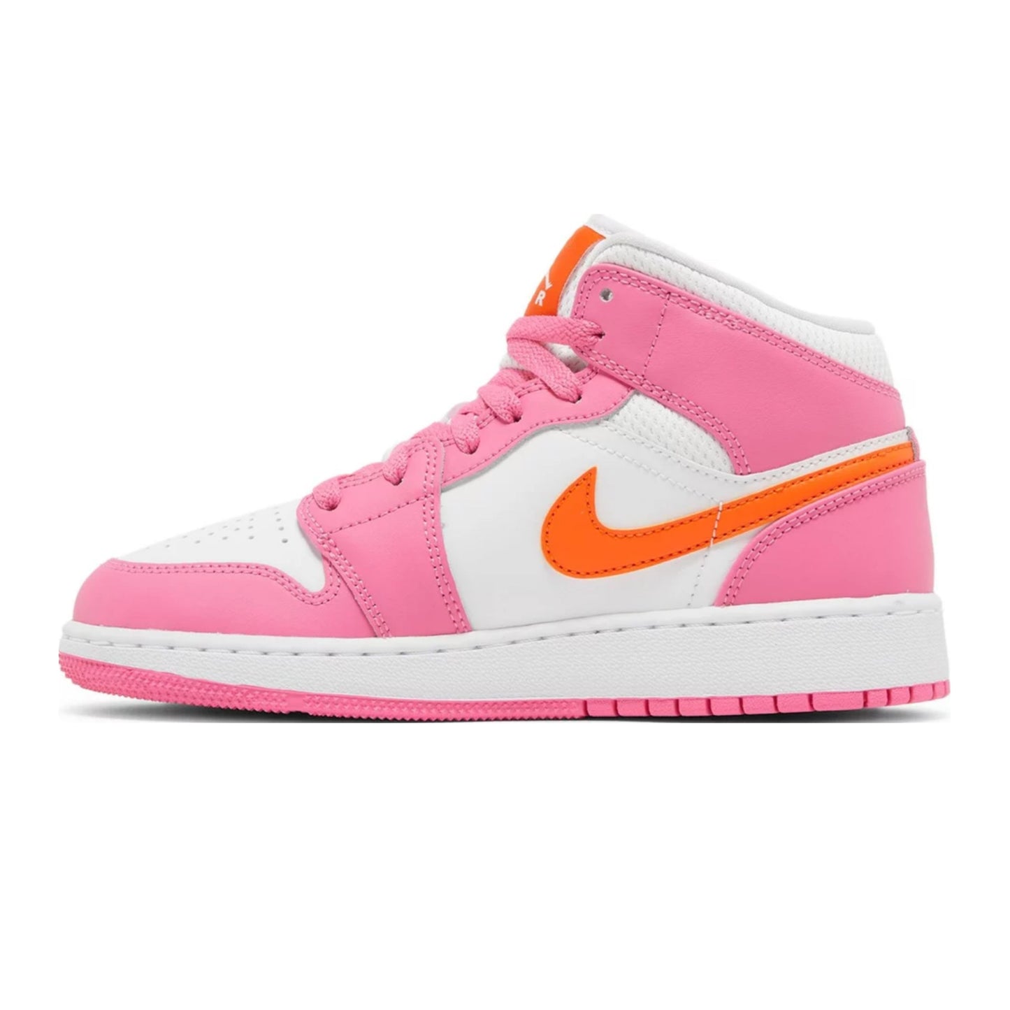 Jordan 1  Mid Pinksicle Safety Orange (GS)
