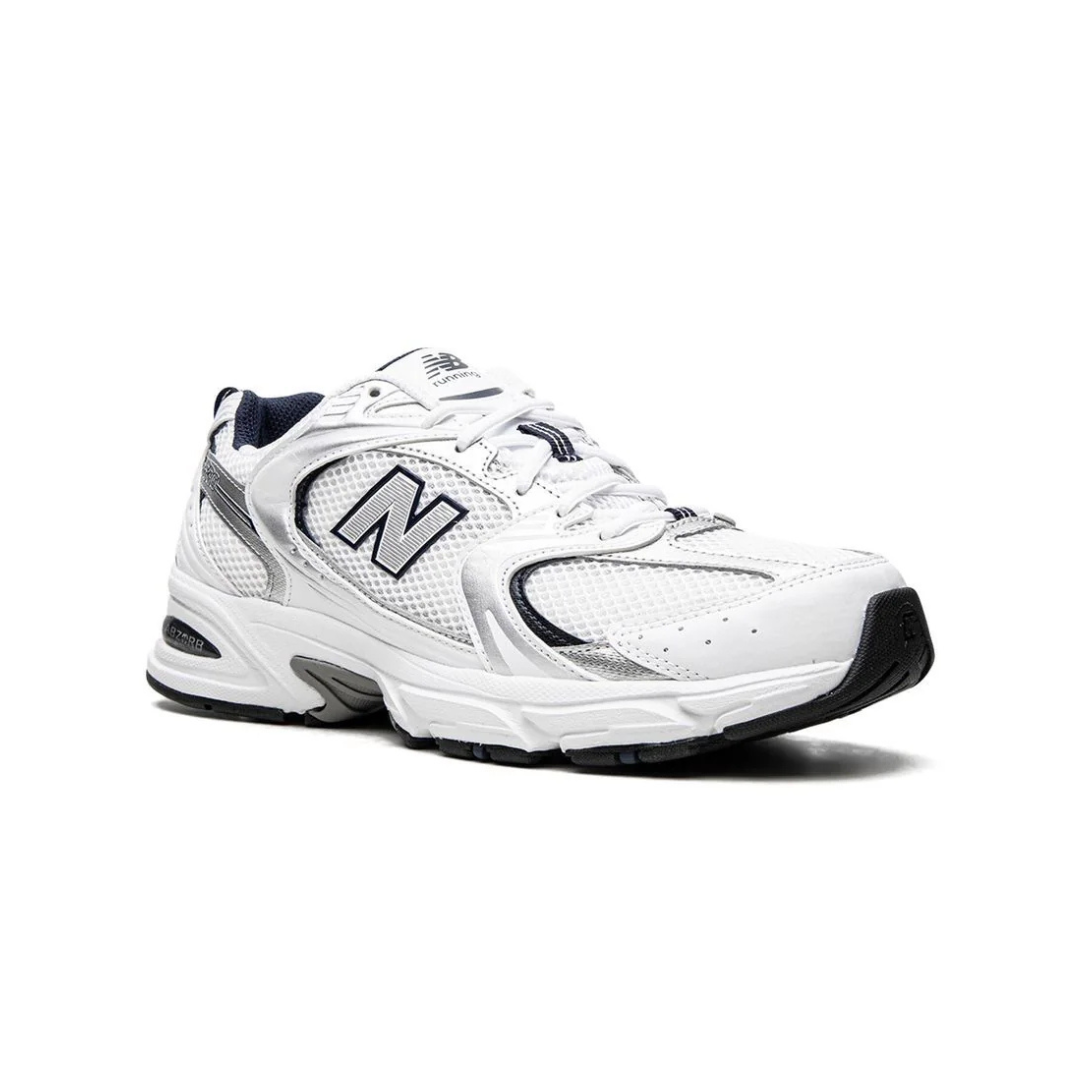 New Balance 530  White Silver Navy
