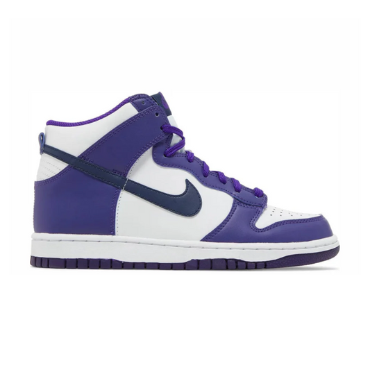 Nike Dunk High Electro Purple Midnght Navy (GS)