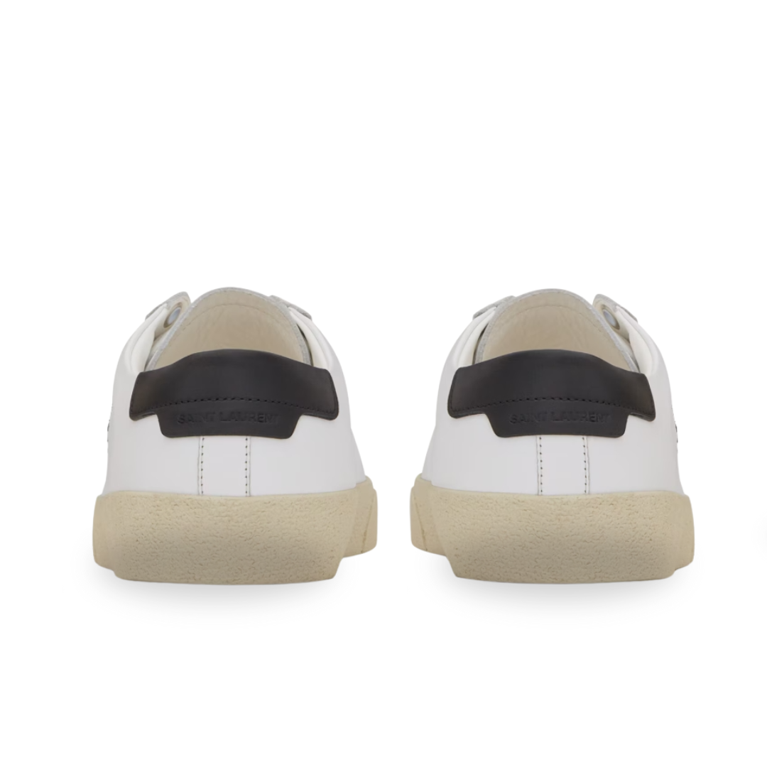 Saint Laurent Court Classic SL/06 Low Leather White Black