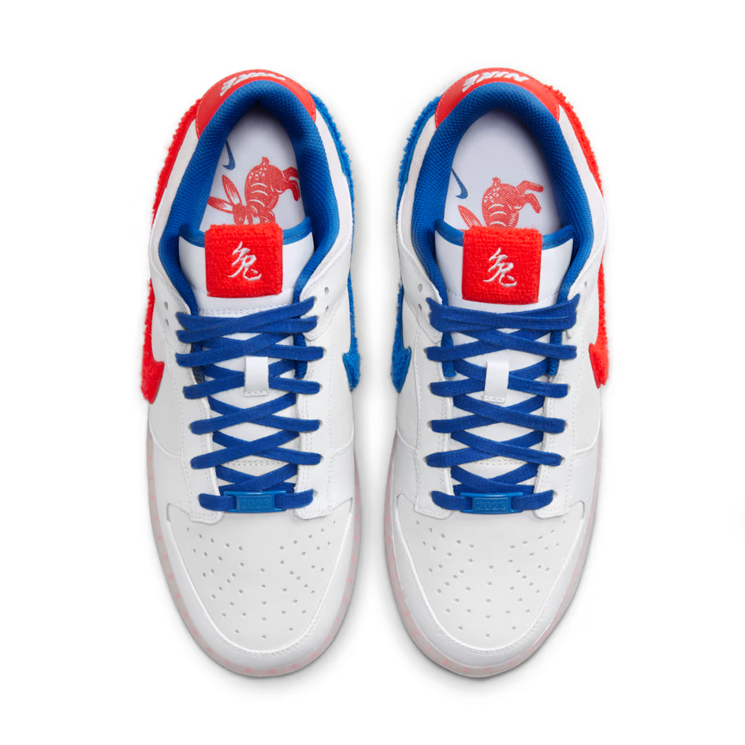 Nike Dunk Low Year of the Rabbit  Crimson Varsity Royal