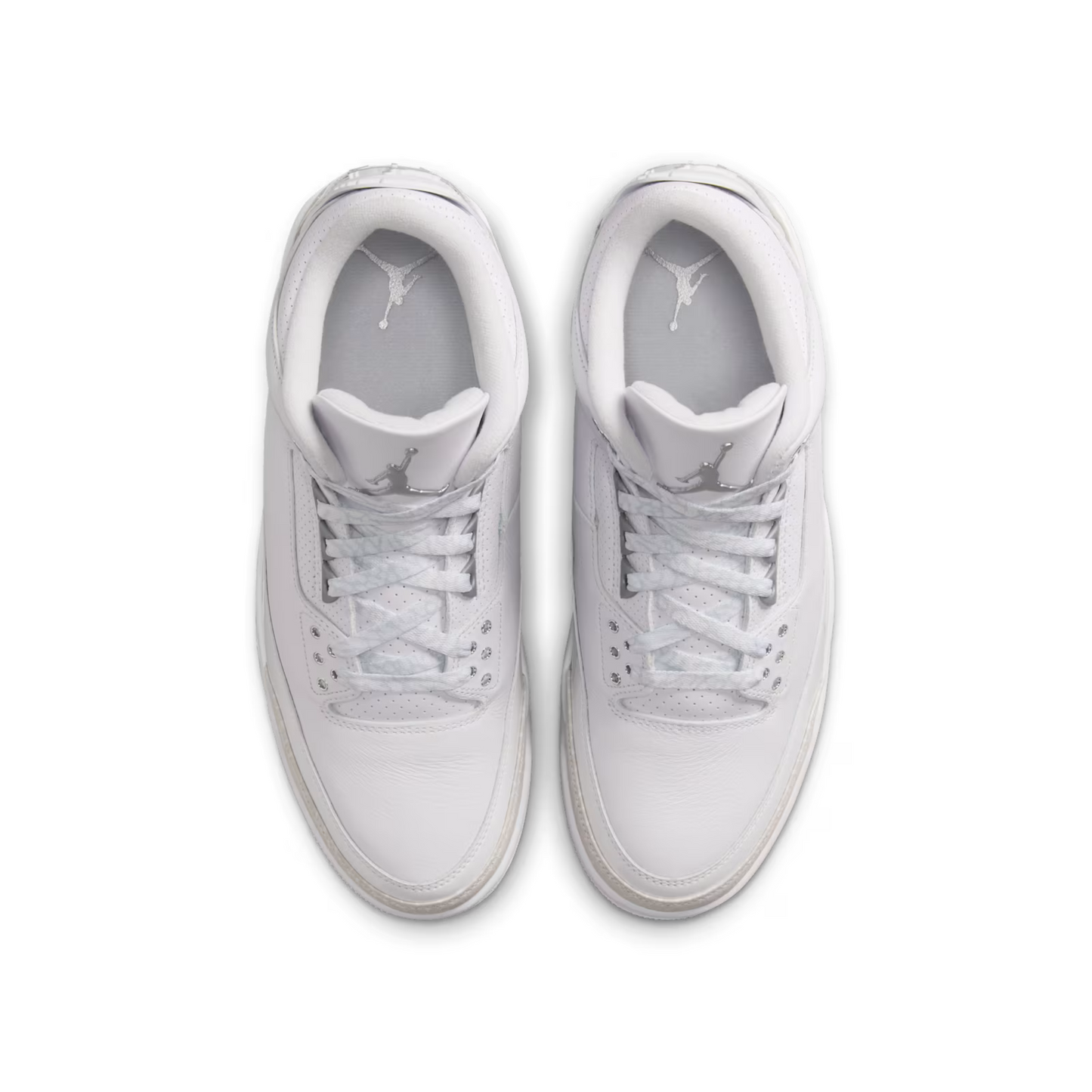 Jordan 3 White and Silver