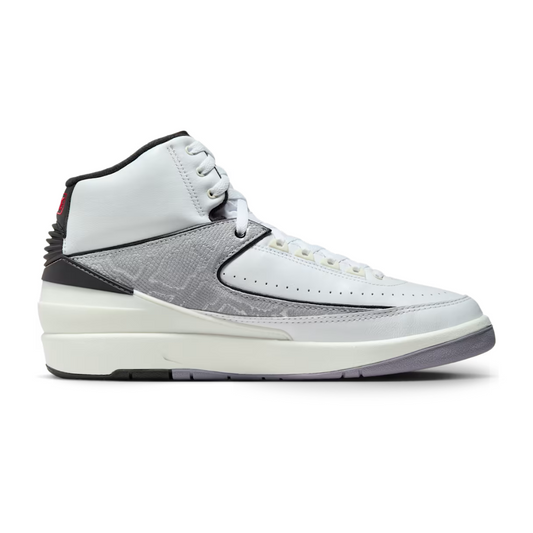 Jordan 2 Retro "Python" White/Fire Red/Black