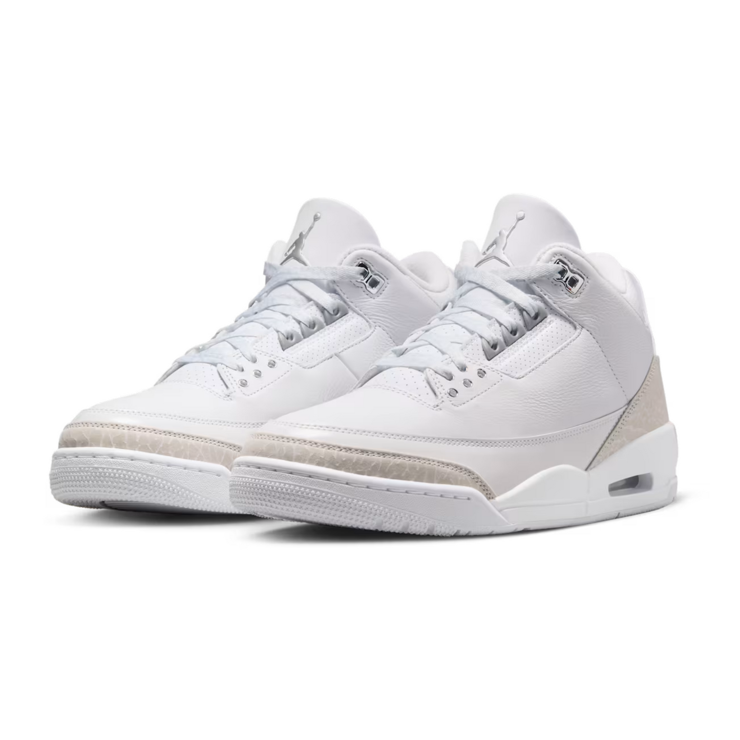 Jordan 3 White and Silver