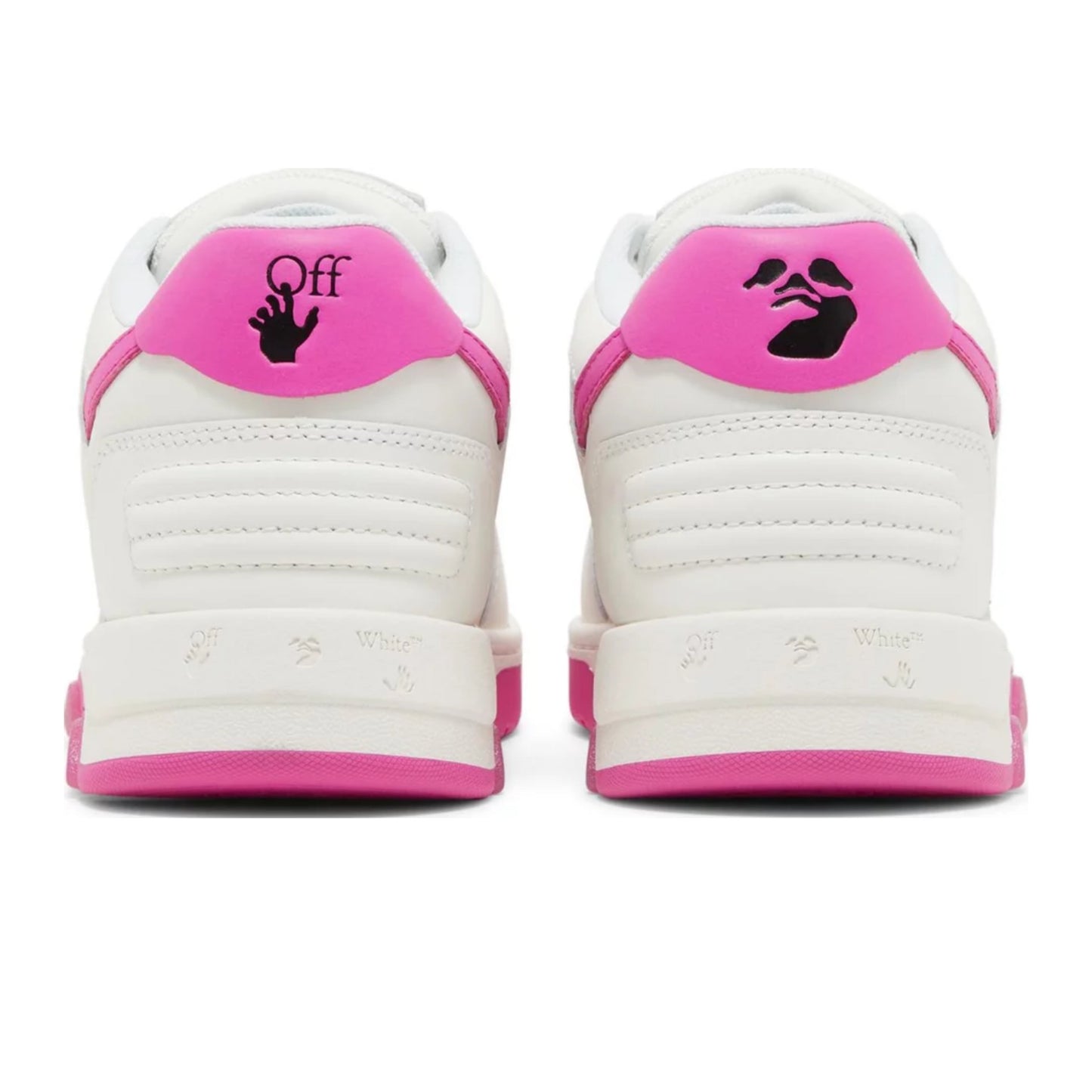 Off-White Out Of Office Calf Leather White Fuchsia (Women's)
