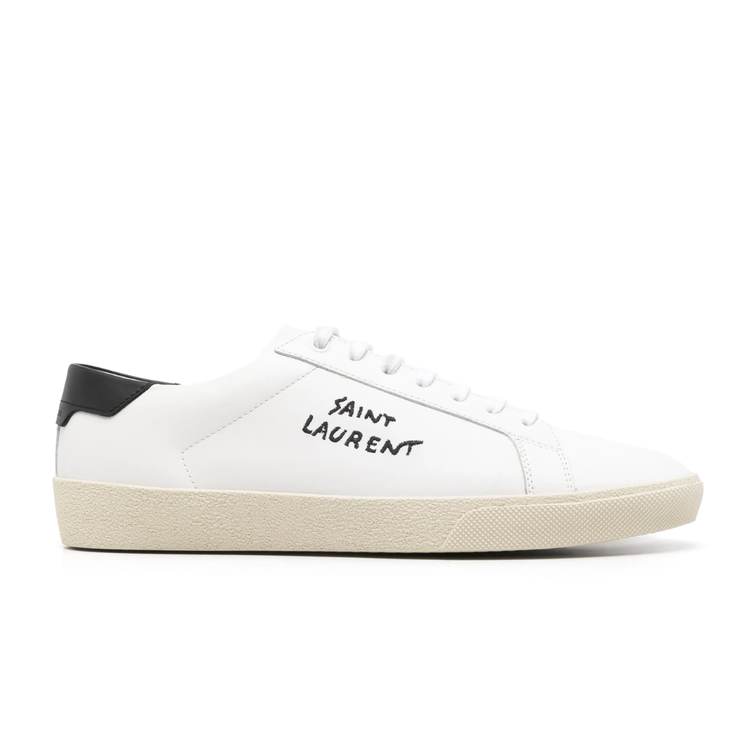 Saint Laurent Court Classic SL/06 Low Leather White Black