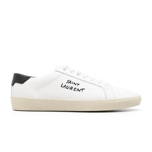 Saint Laurent Court Classic SL/06 Low Leather White Black