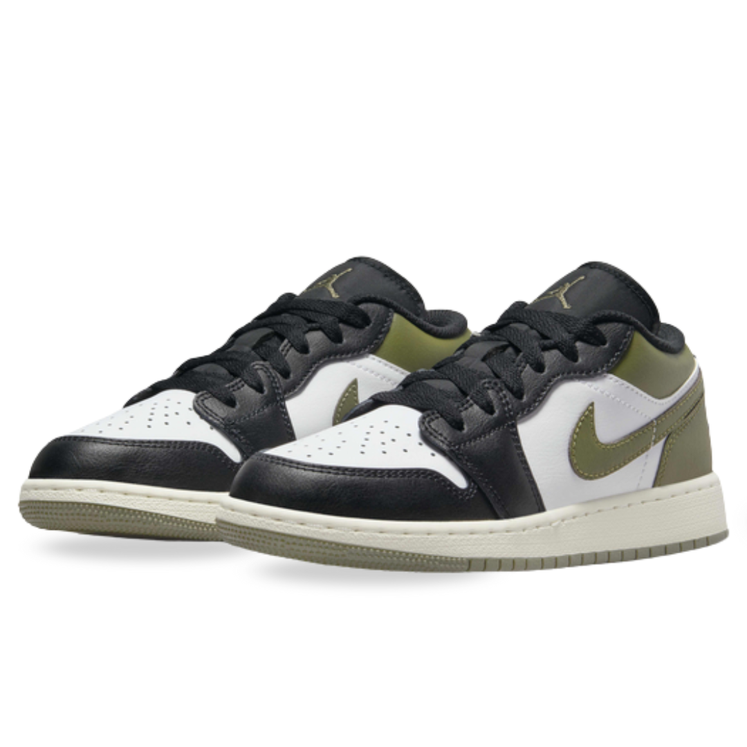 Jordan 1 Low 'Black Toe Medium Olive'