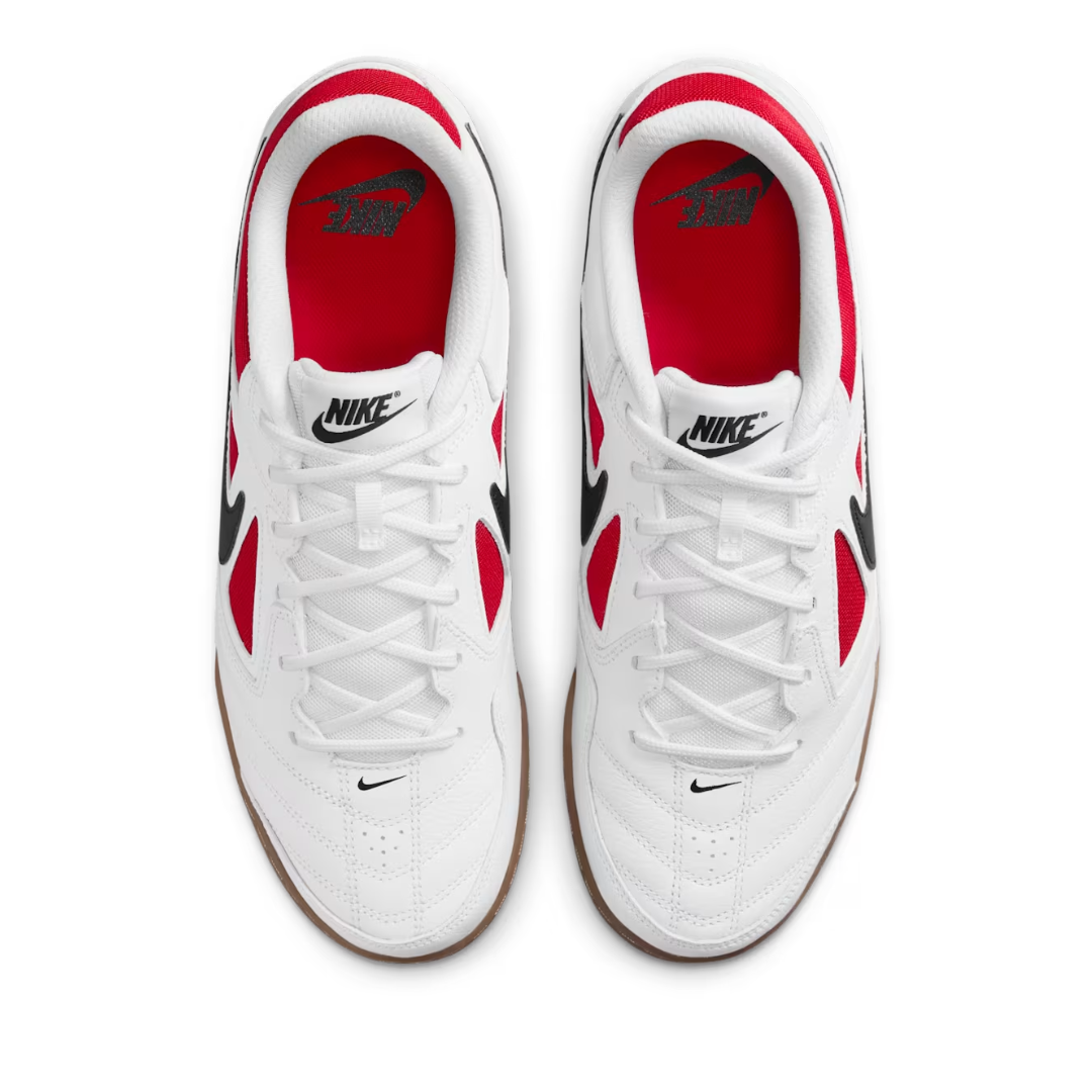Nike Gato White and Gym Red