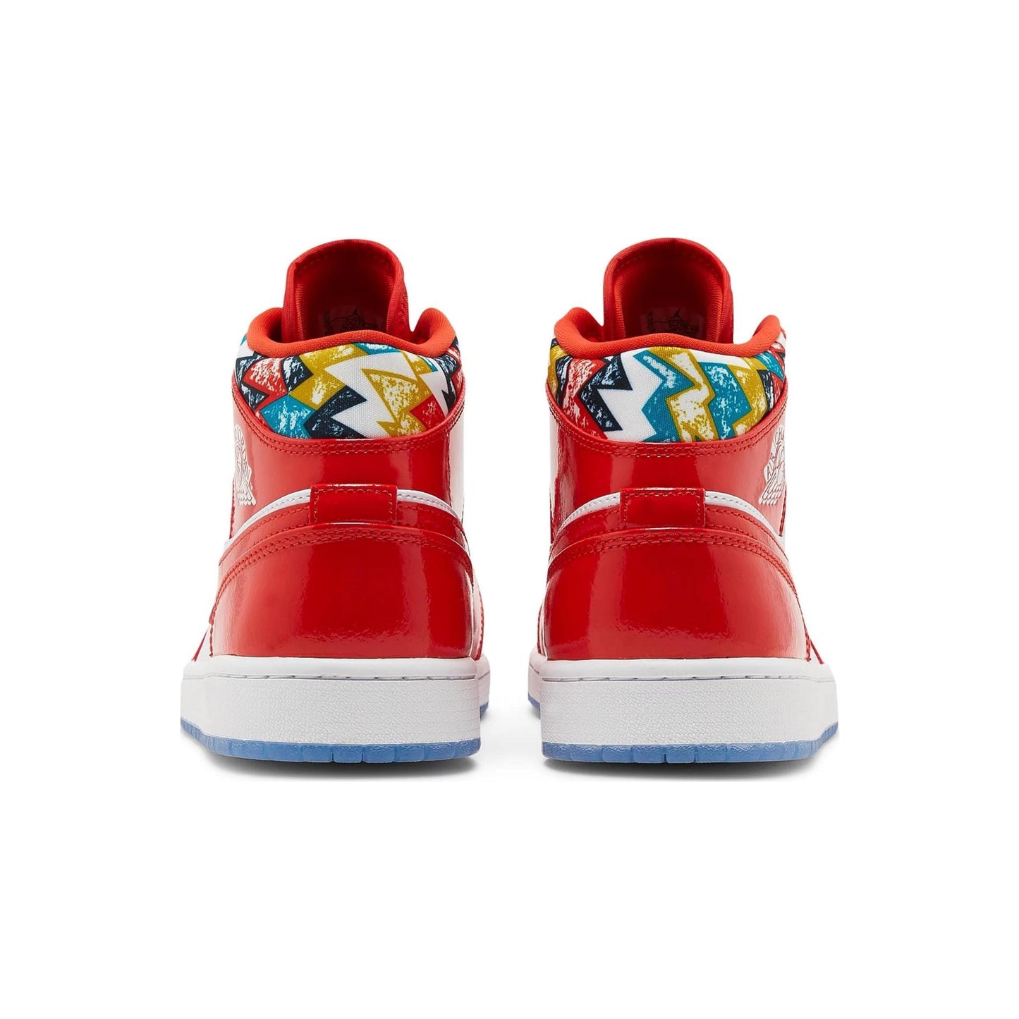 Jordan  1 Mid Barcelona Sweater Red Patent