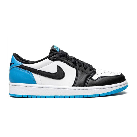 Jordan 1 Low Black Dark Powder Blue (Women's)