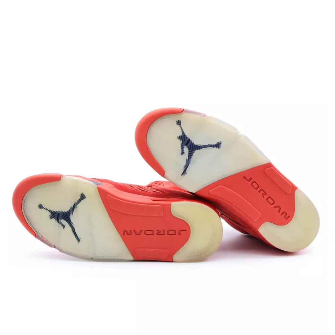 Jordan Air 5 Retro  "Red Suede"