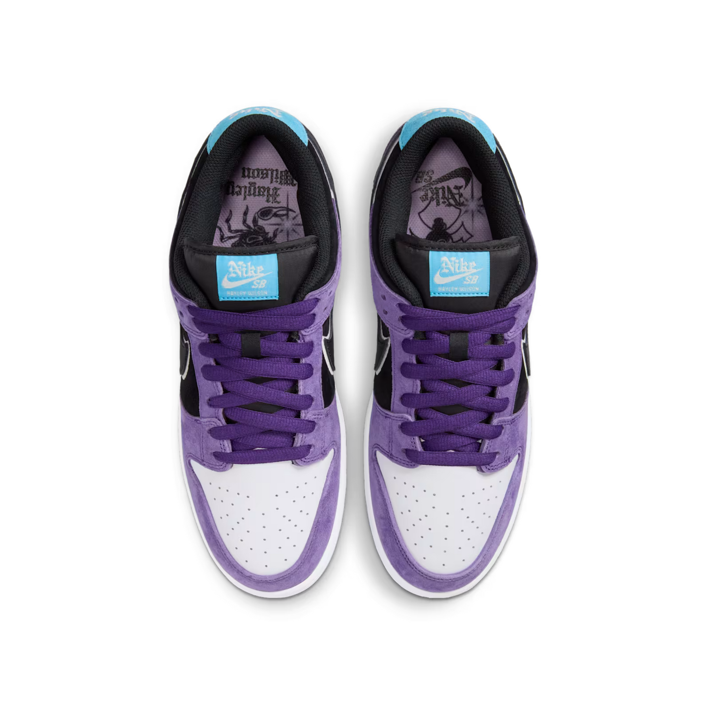 Nike SB Dunk Low x Hayley Wilson Black and Court Purple